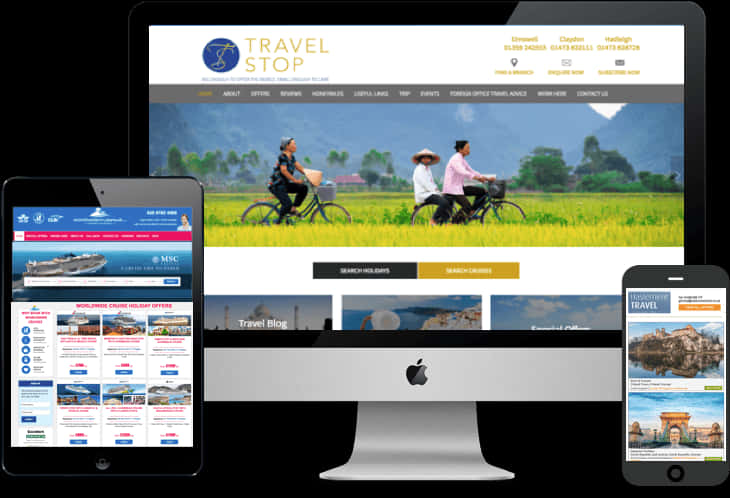 Responsive Travel Website Design