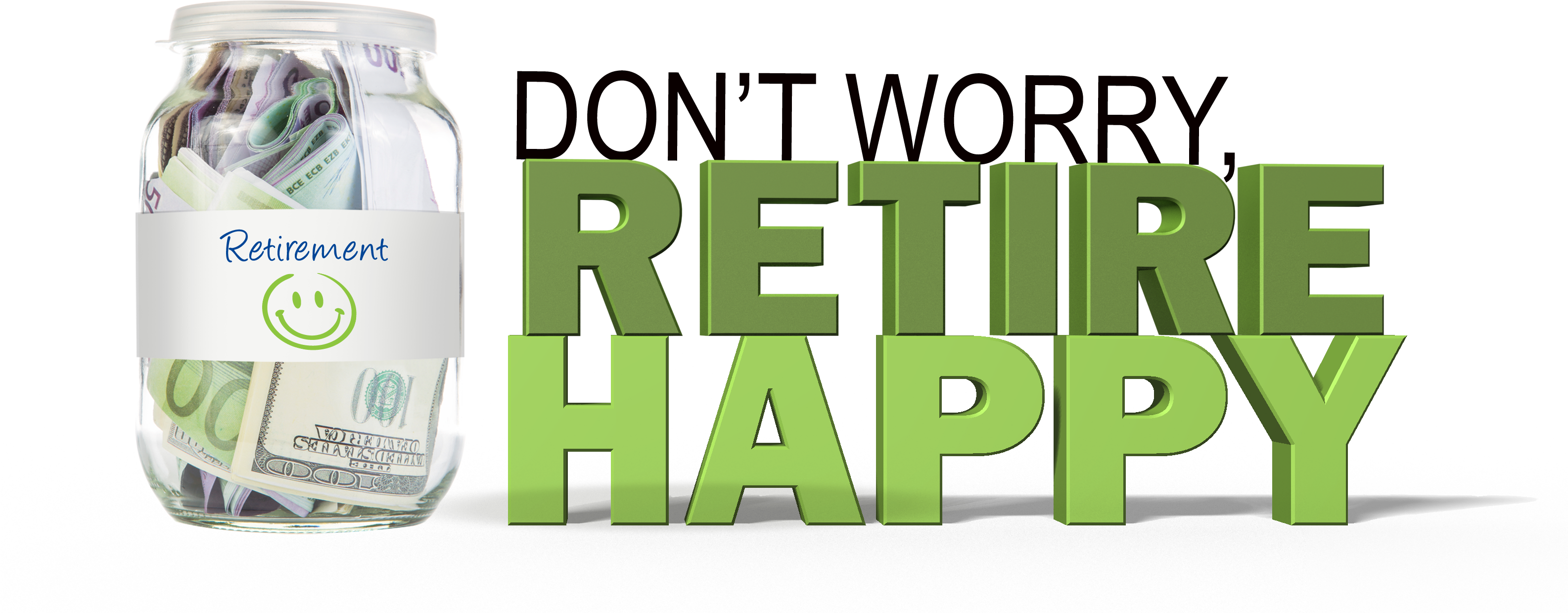 Retire Happy Savings Jar