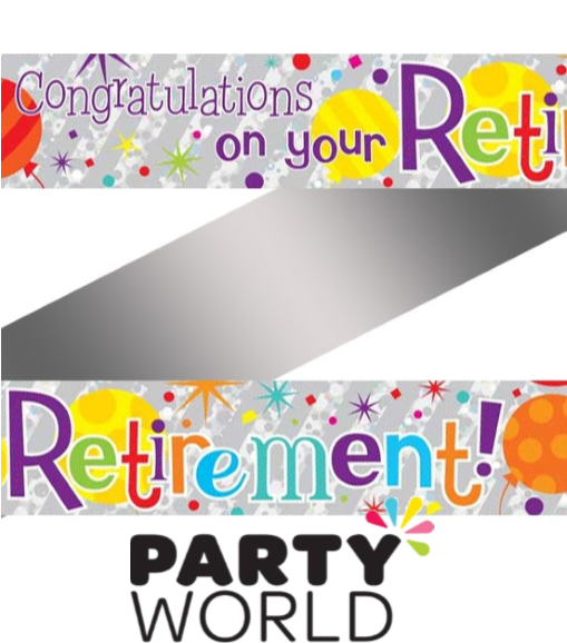 Retirement Celebration Banner
