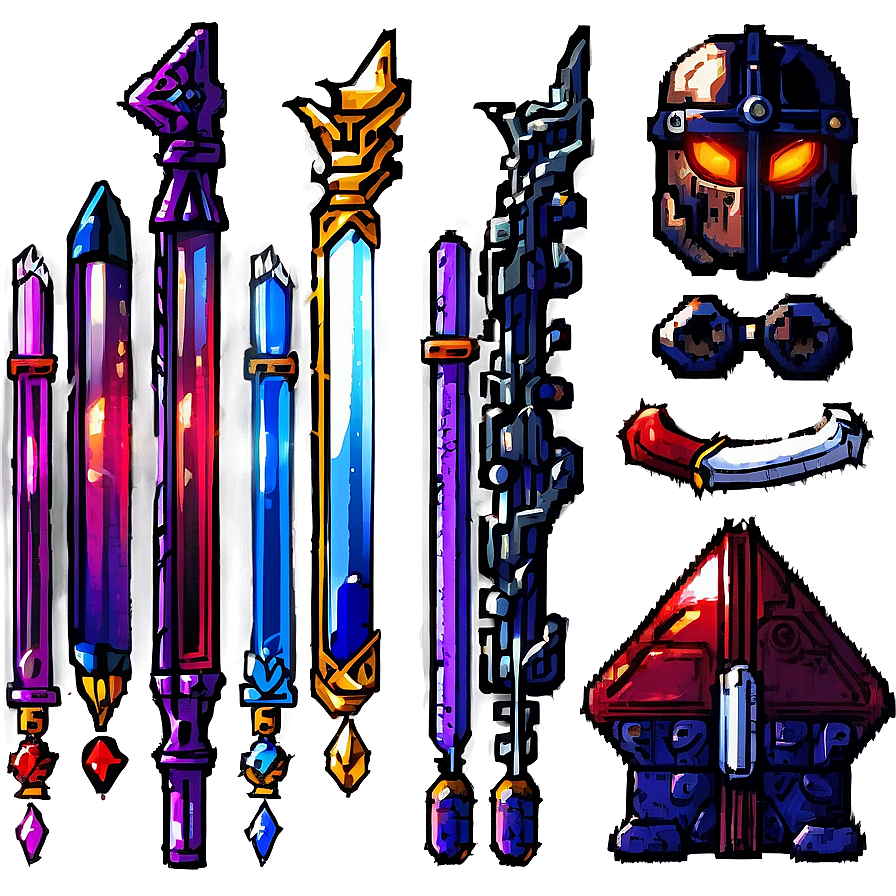 Retro 16 Bit Rpg Elements Png Xto58