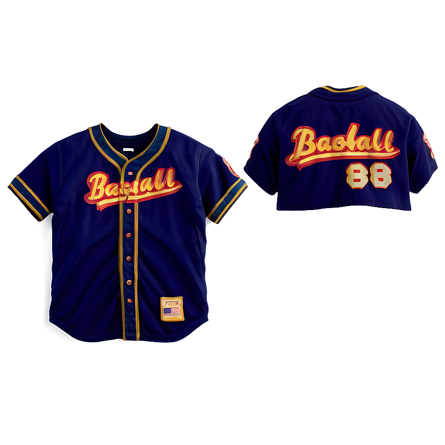 Retro Baseball Jersey Png 69