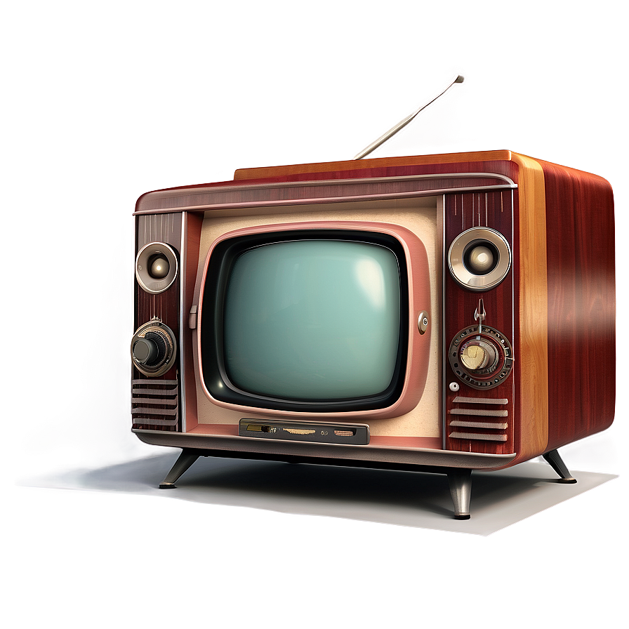 Retro Broadcast Television Png 71