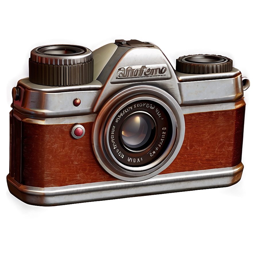 Retro Camera Design Png 06212024