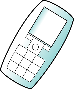 Retro Cellphone Illustration