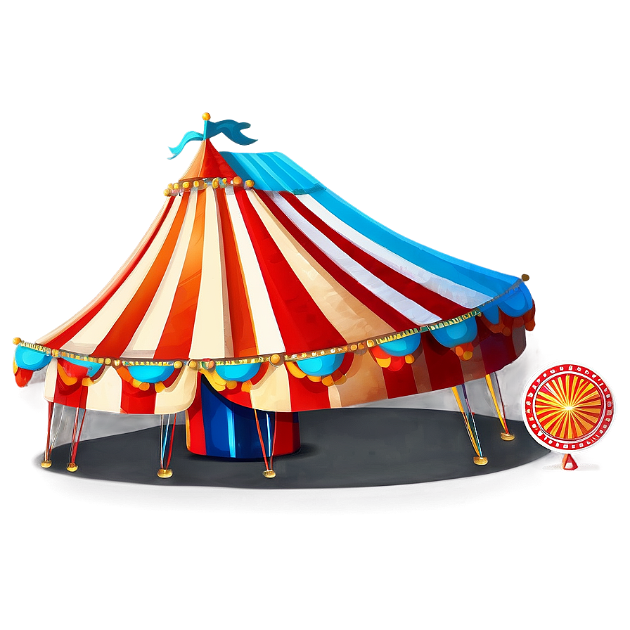 Retro Circus Tent Drawing Png Ksb7