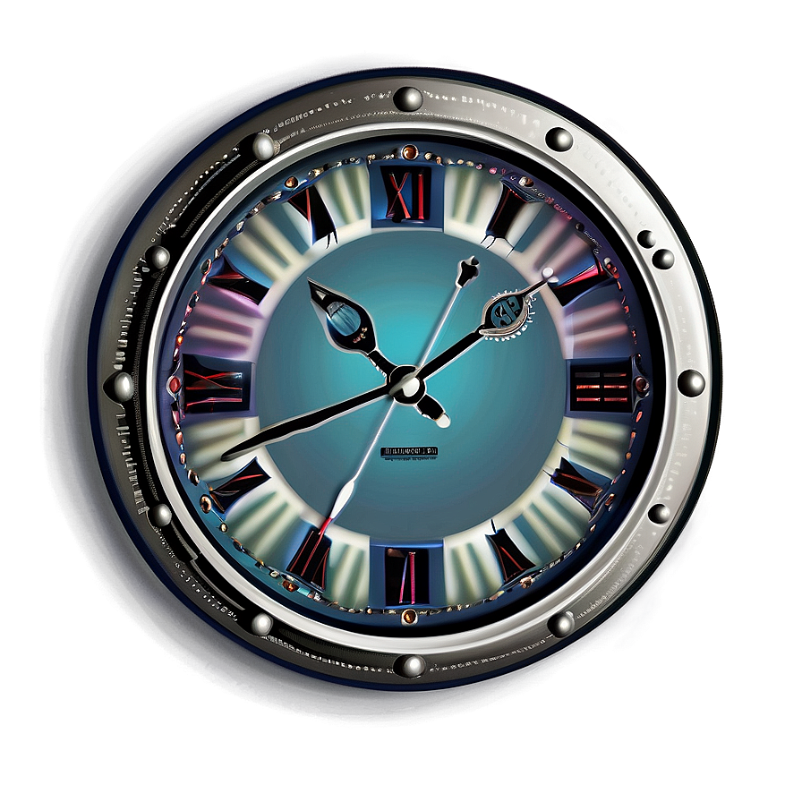 Retro Clock Clipart Png 77