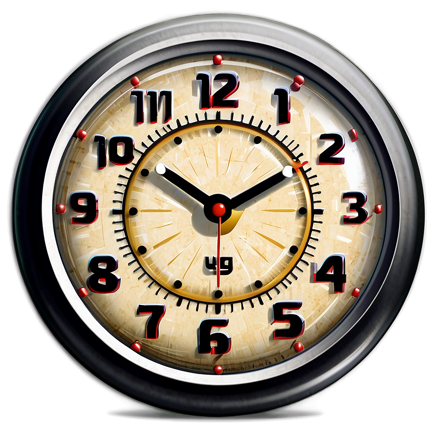 Retro Clock Icon Png Pvv12