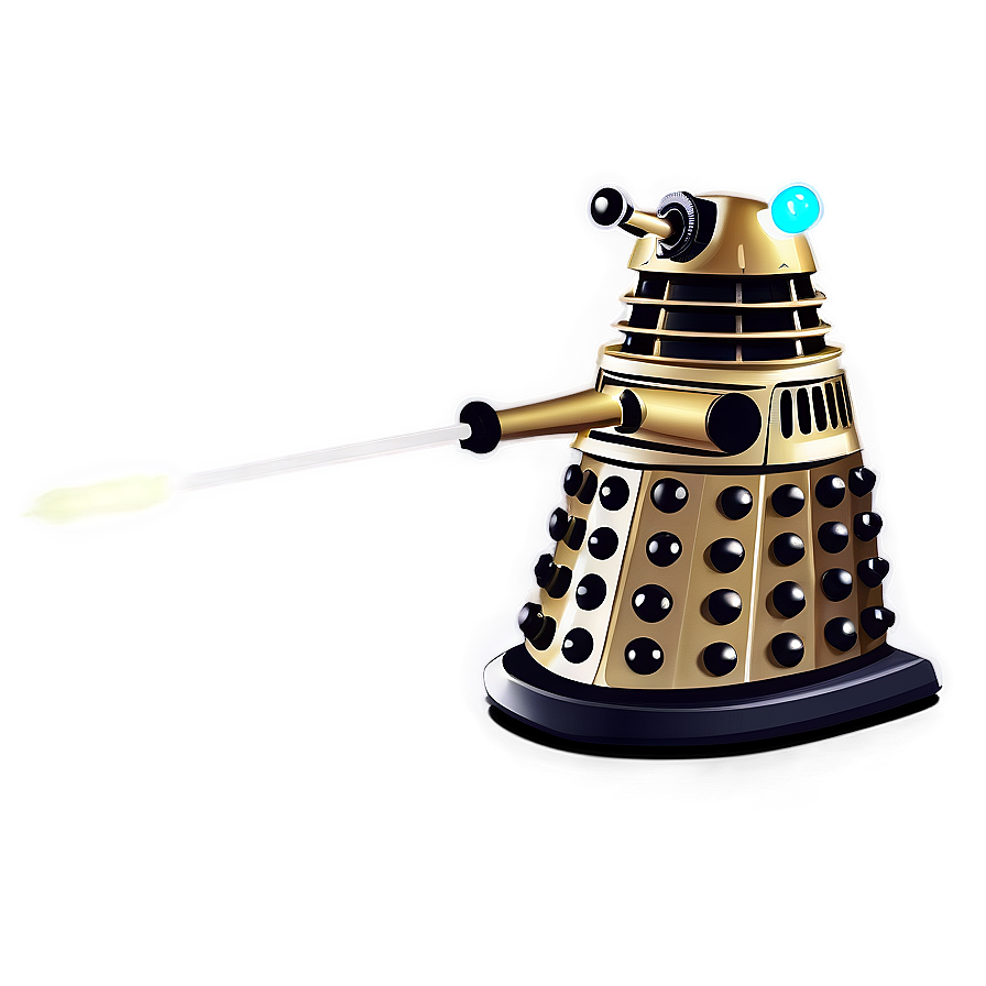 Retro Dalek Illustration Png 06242024