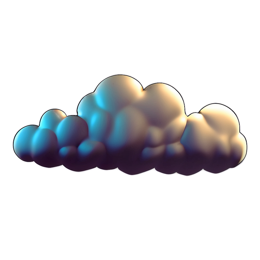 Retro Fart Cloud Png Len31