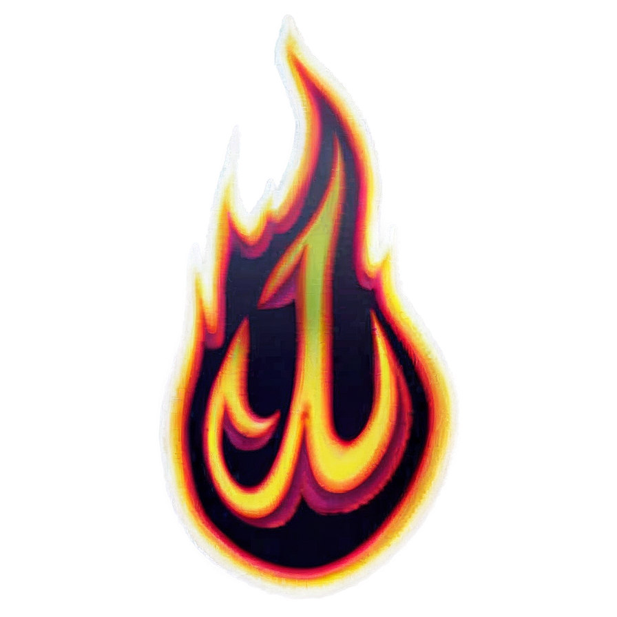 Retro Fire Overlay Png 29