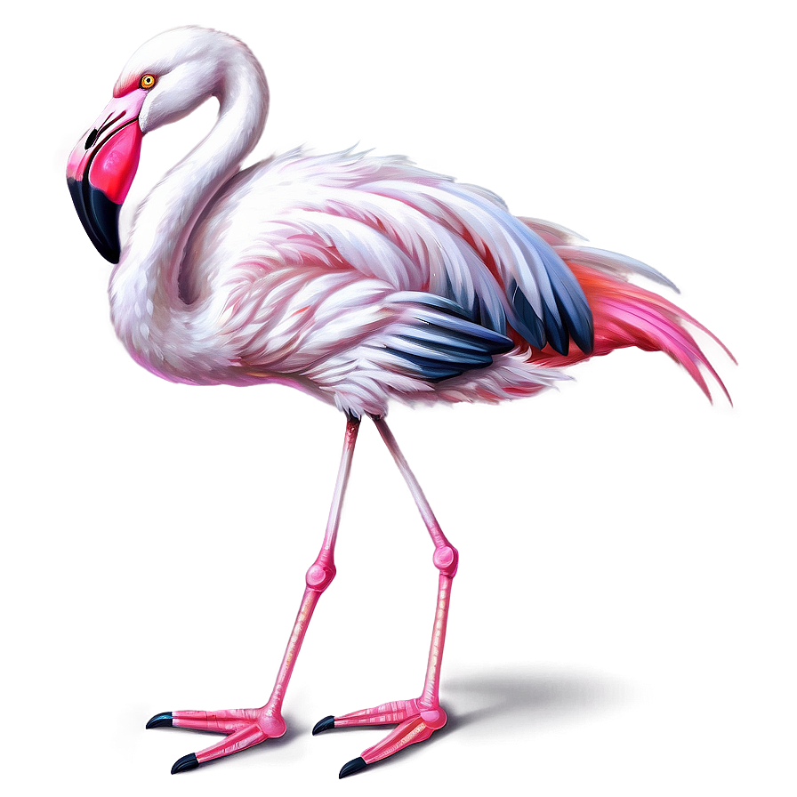 Retro Flamingo Illustration Png 05062024