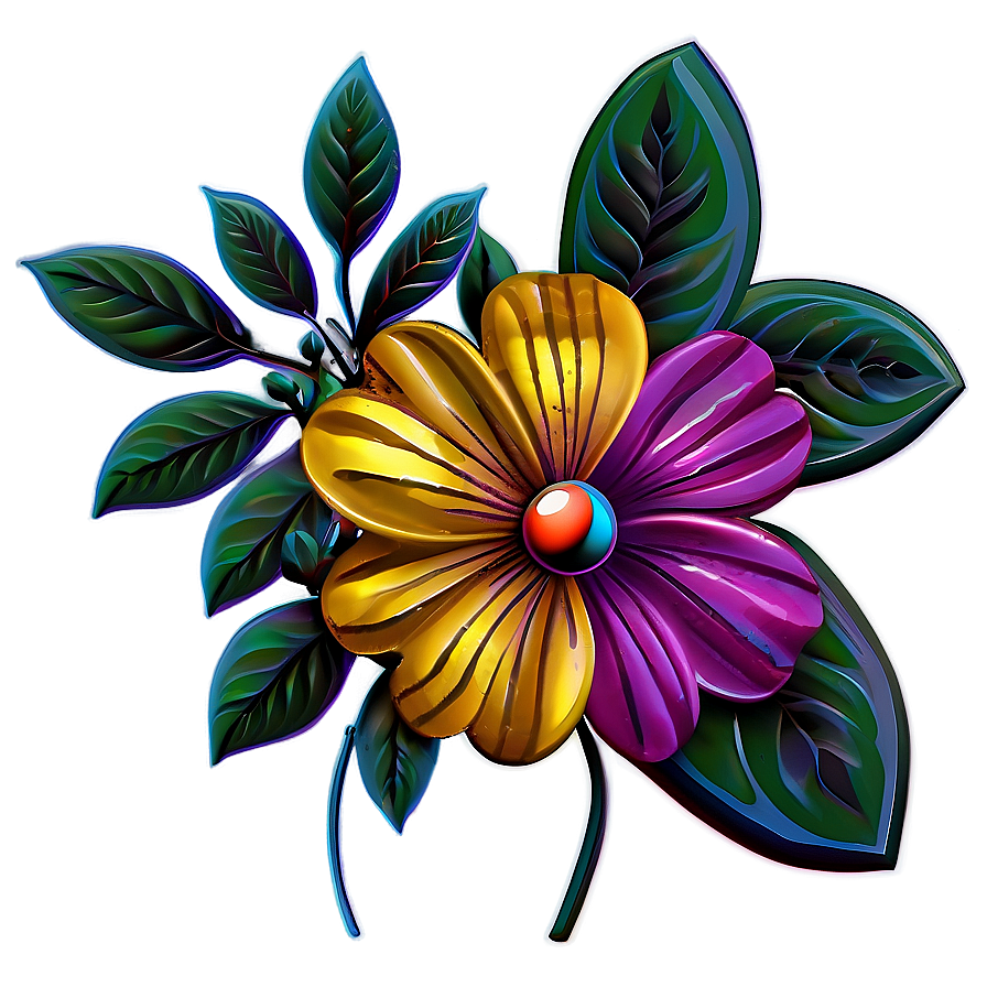 Retro Flower B