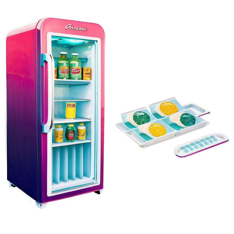 Retro Fridge Png 05252024