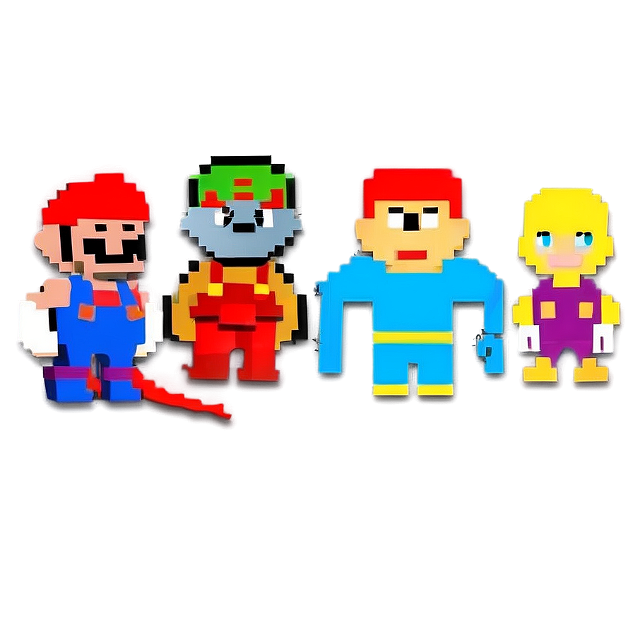 Retro Game Characters Png 25