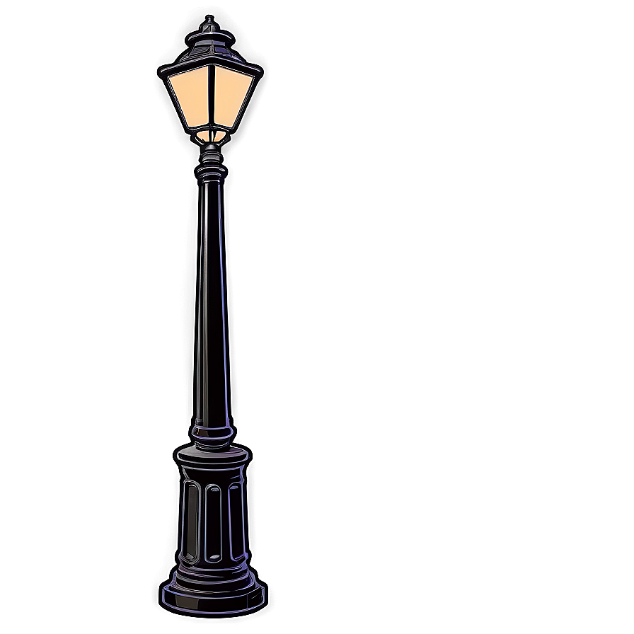 Retro Gas Lamp Light Post Png 53