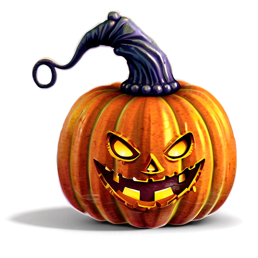 Retro Halloween Pumpkin Png 57