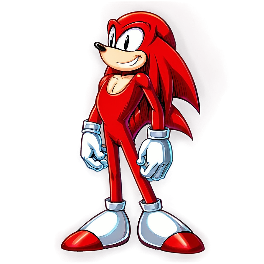 Retro Knuckles Sprite Png Yol