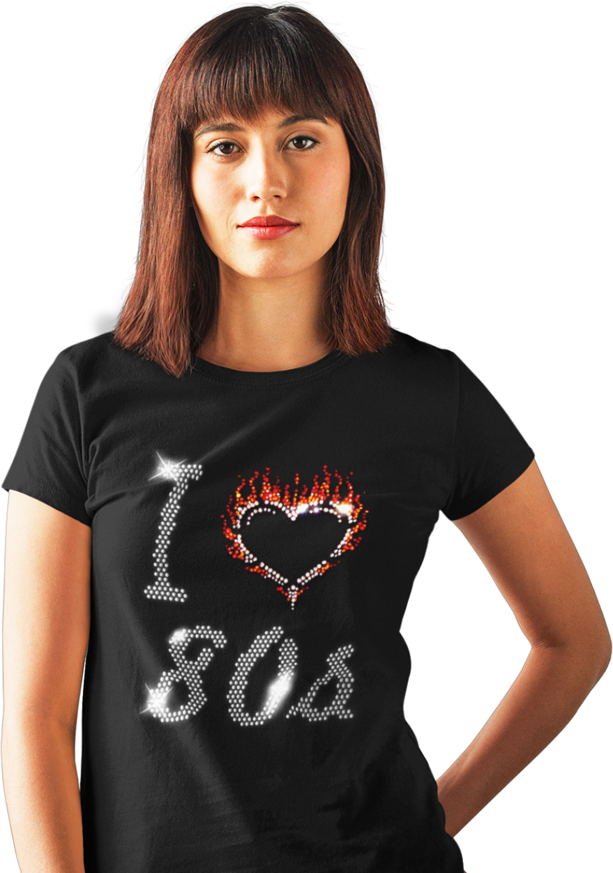 Retro Love80s Tshirt Woman