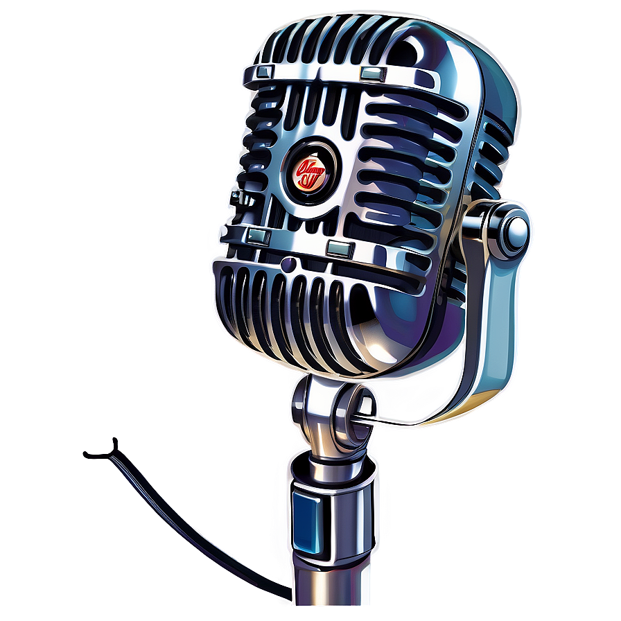 Retro Microphone Png 10