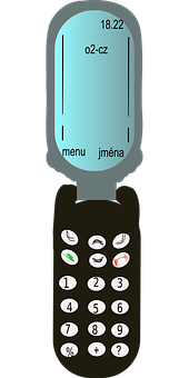 Retro_ Mobile_ Phone_ Illustration