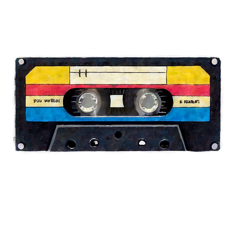 Retro Music Cassette Png 58