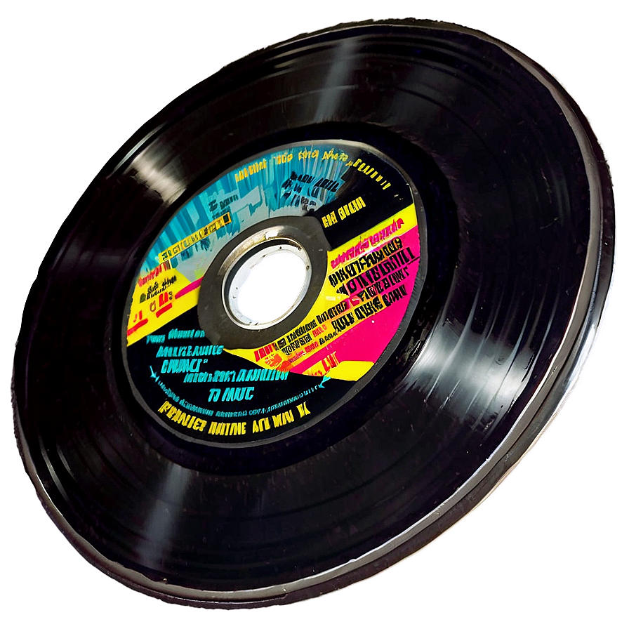 Retro Music Disc Png 06132024