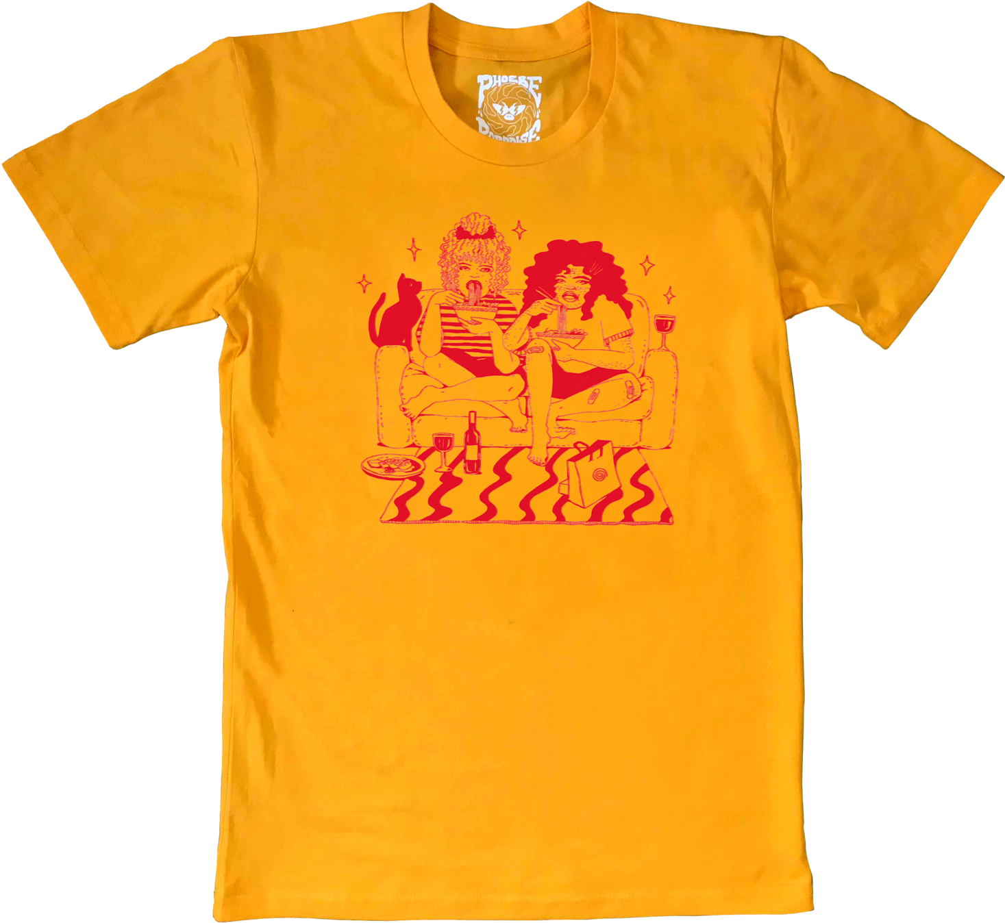 Retro Mustard Tee Design