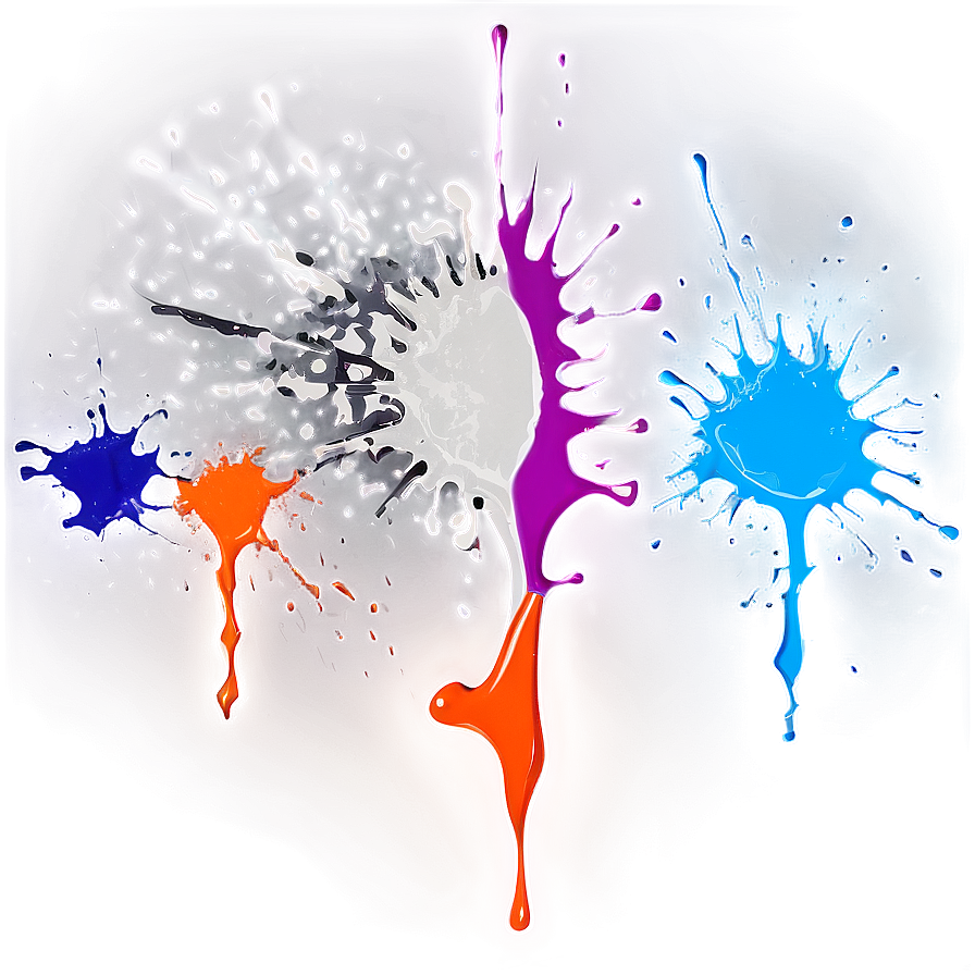 Retro Paint Splash Png 05242024