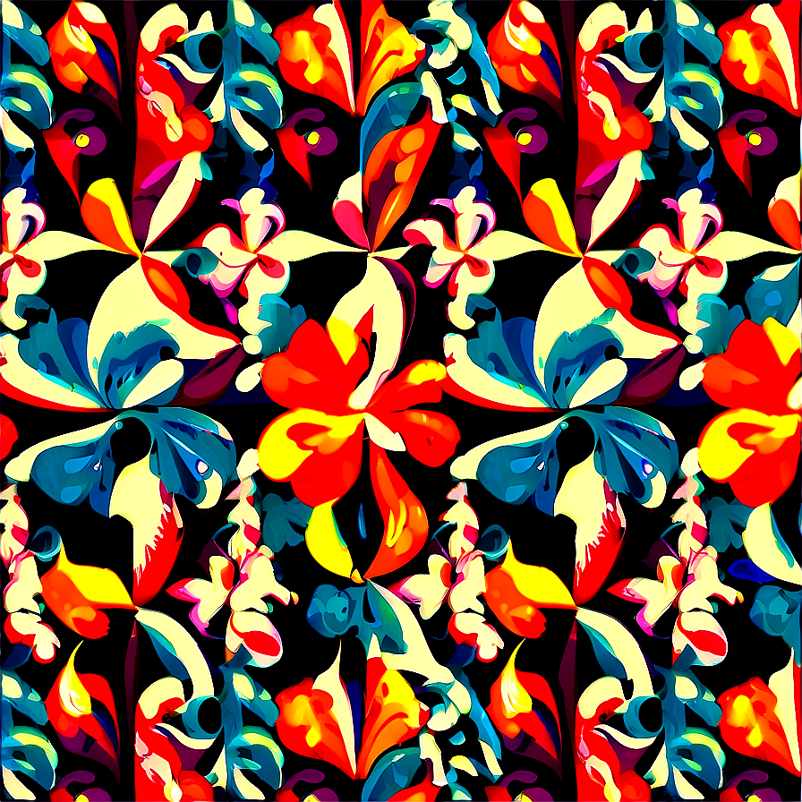 Retro Pattern I Design Png 75