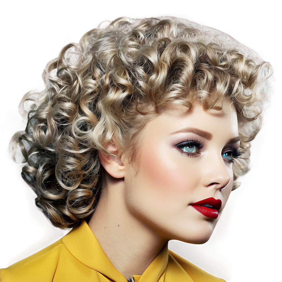 Retro Perm Revival Png Pmu59