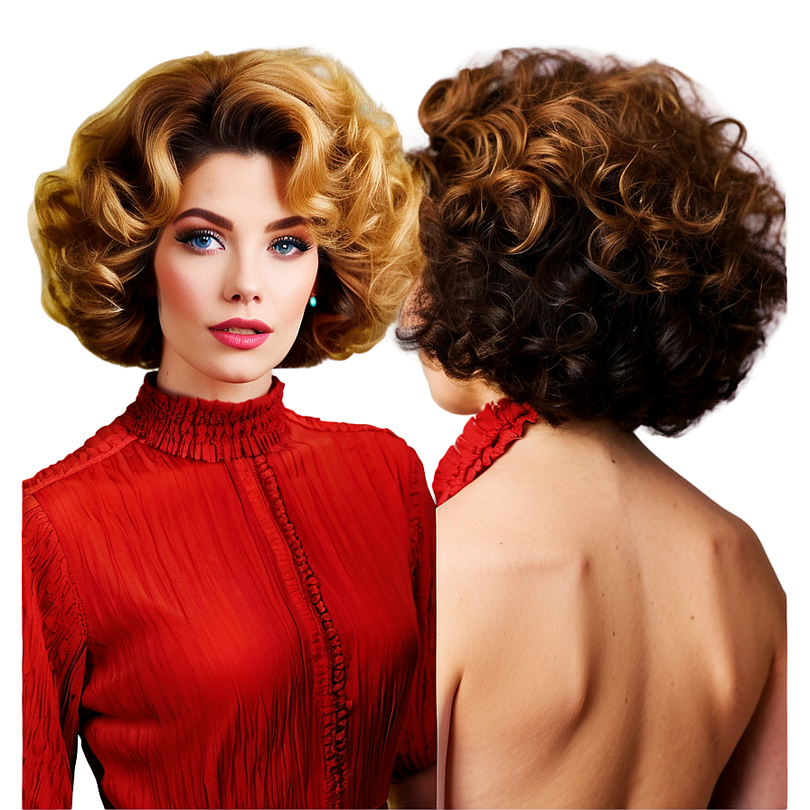 Retro Perm Revival Png Qox48