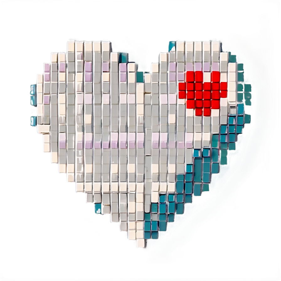 Retro Pixel Heart Png Atl8