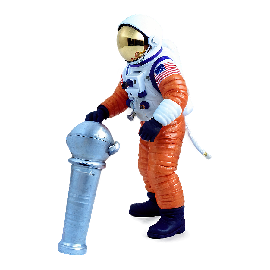 Retro Space Man Astronaut Png 20