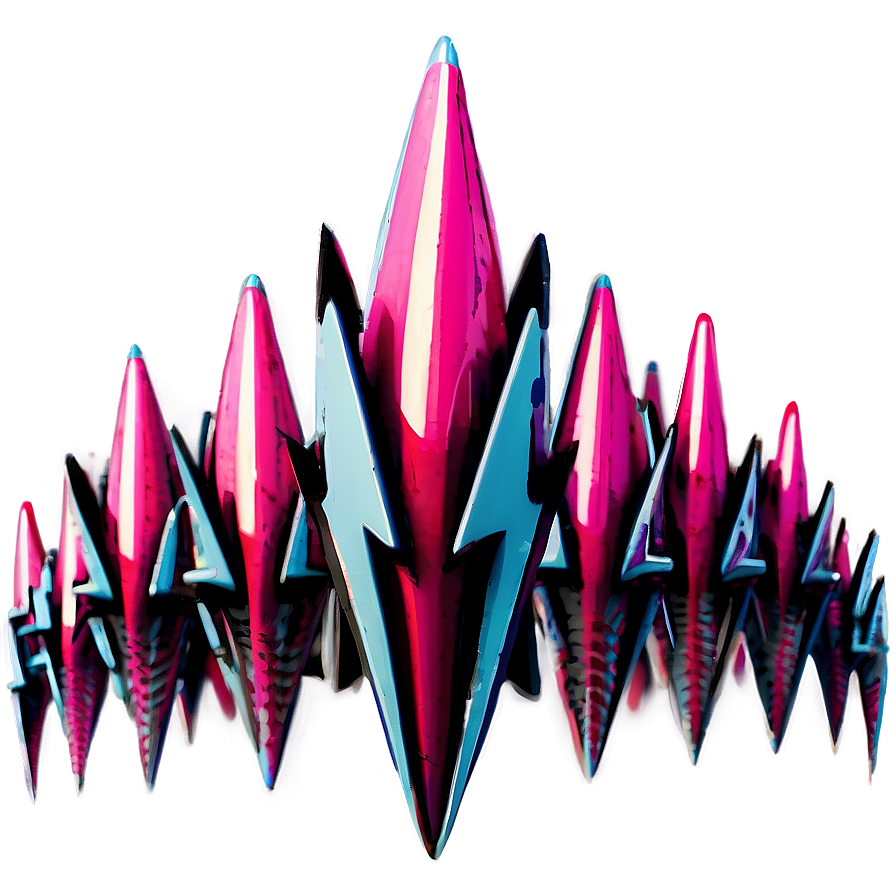 Retro Spikes Pattern Png 06122024