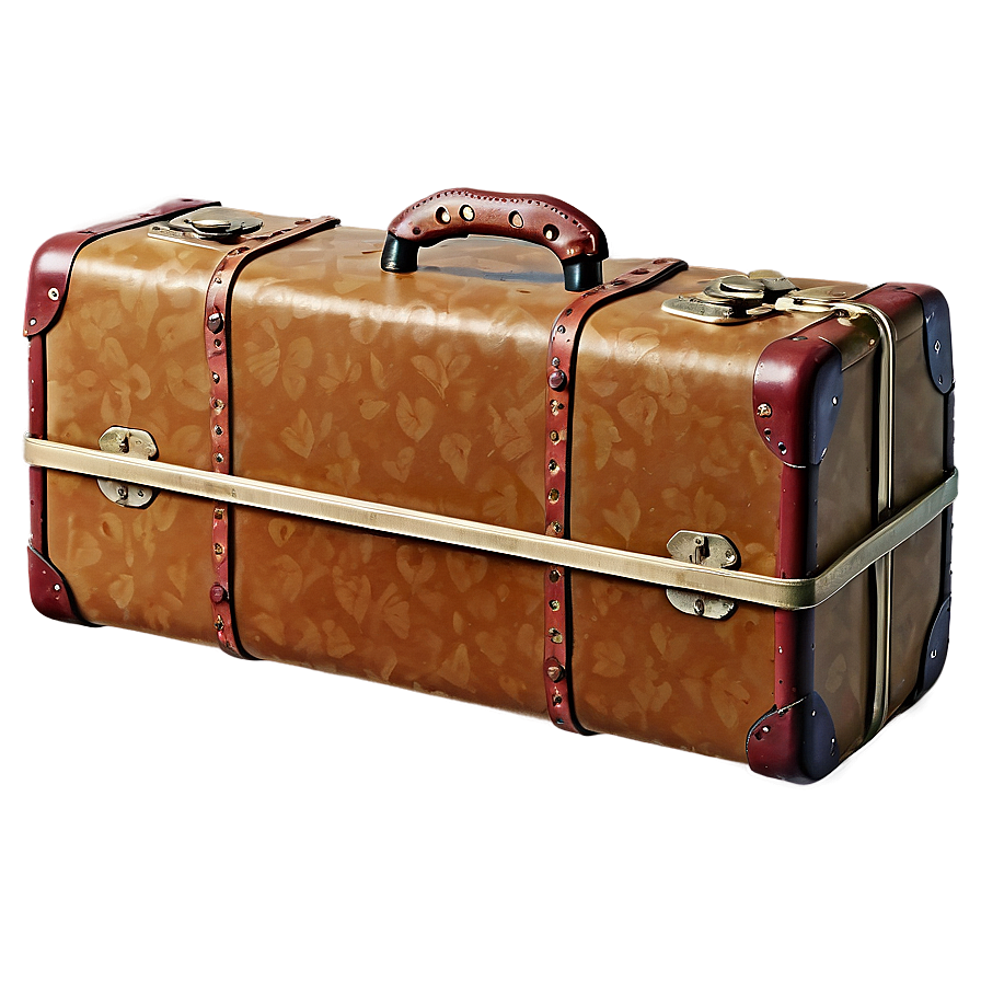 Retro Suitcase Png 4