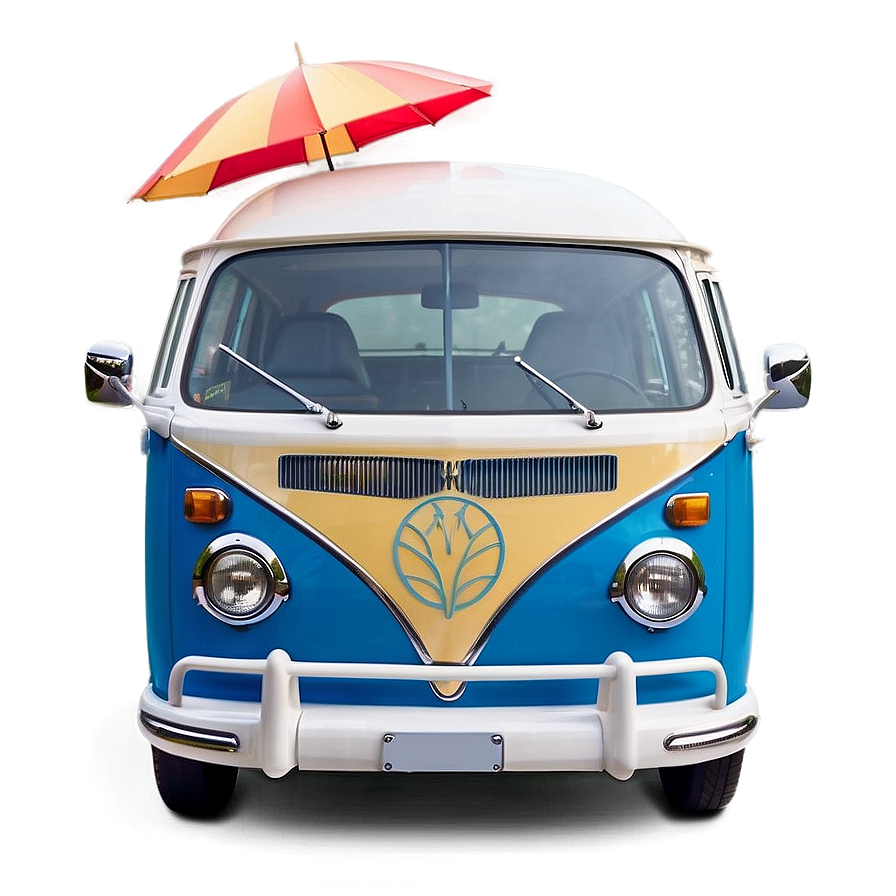 Retro Summer Vibes Van Png Lmy61