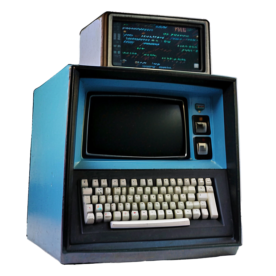 Retro Technology Computer Png Aol86