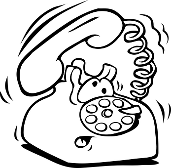 Retro Telephone Clipart