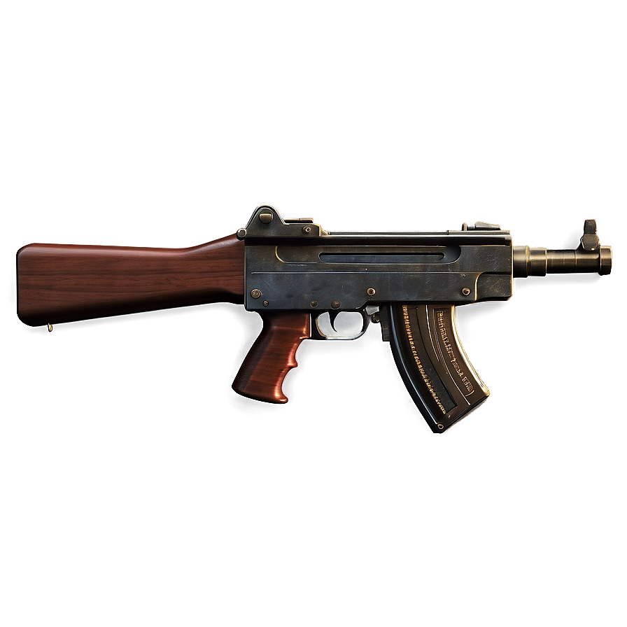 Retro Tommy Gun Concept Png 28