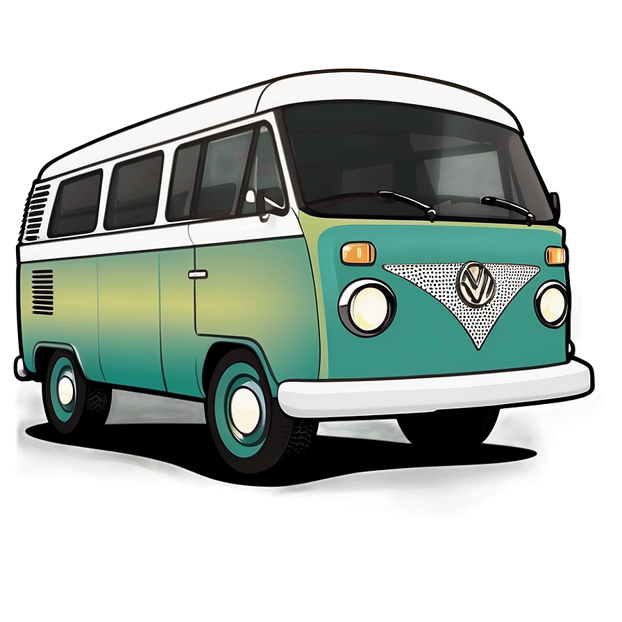 Retro Van Clipart Png Ege