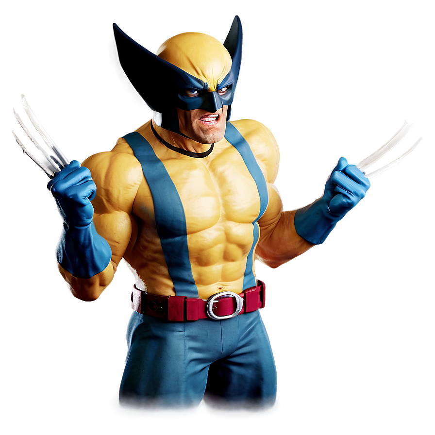 Retro Wolverine Costume Png 47