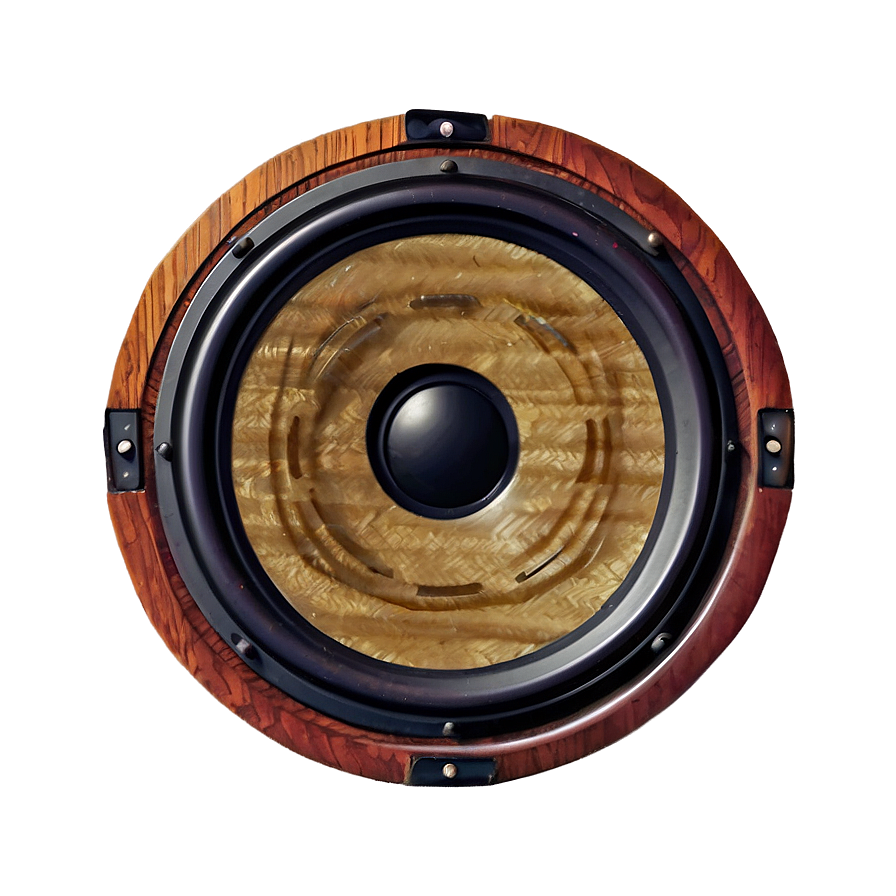 Retro Wooden Speaker Png 05252024