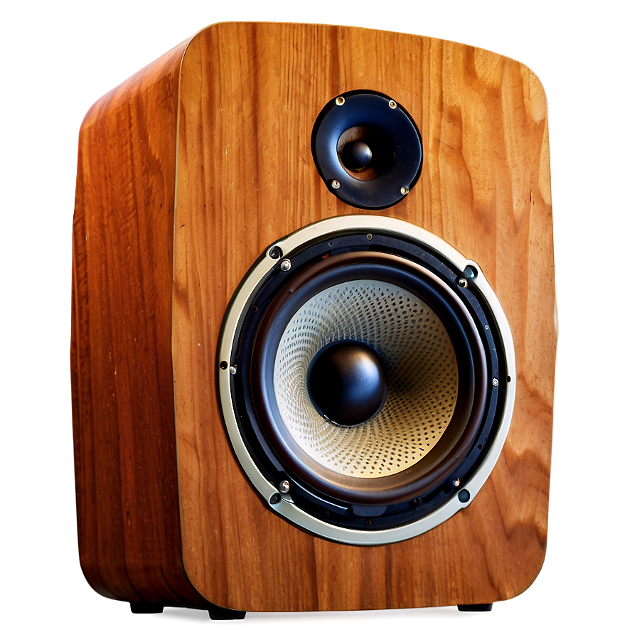 Retro Wooden Speaker Png Fjs86