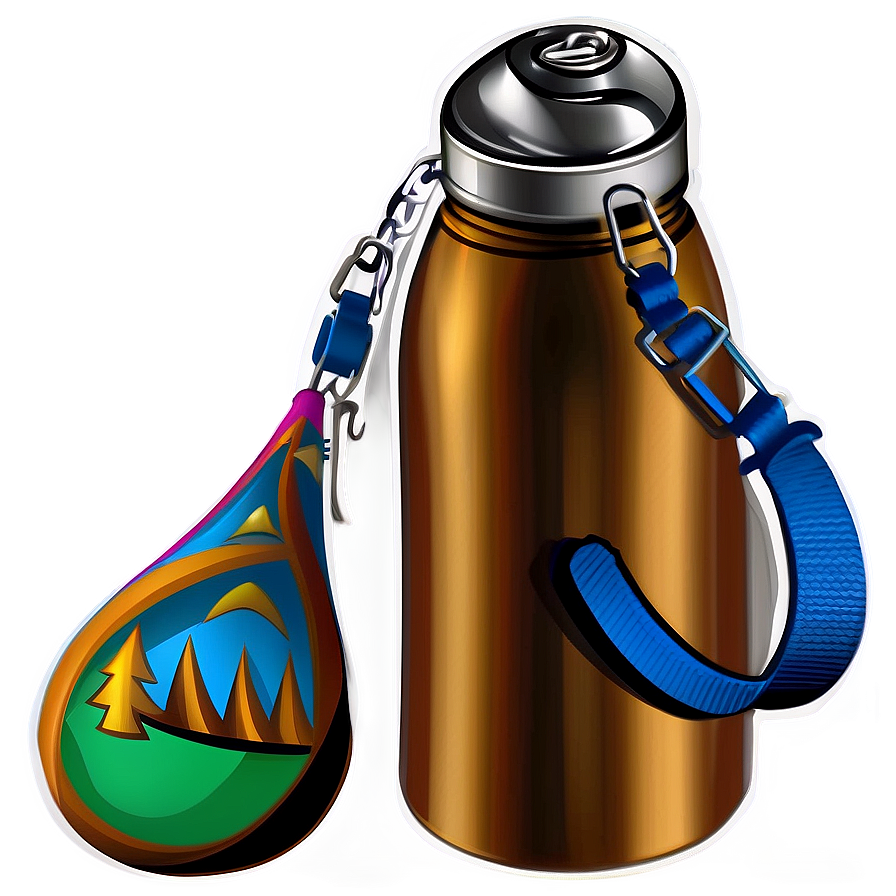 Reusable Water Bottle Clip Art Png 06282024