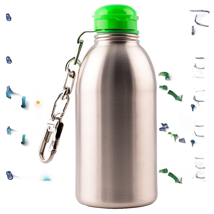 Reusable Water Bottle With Carabiner Png 57