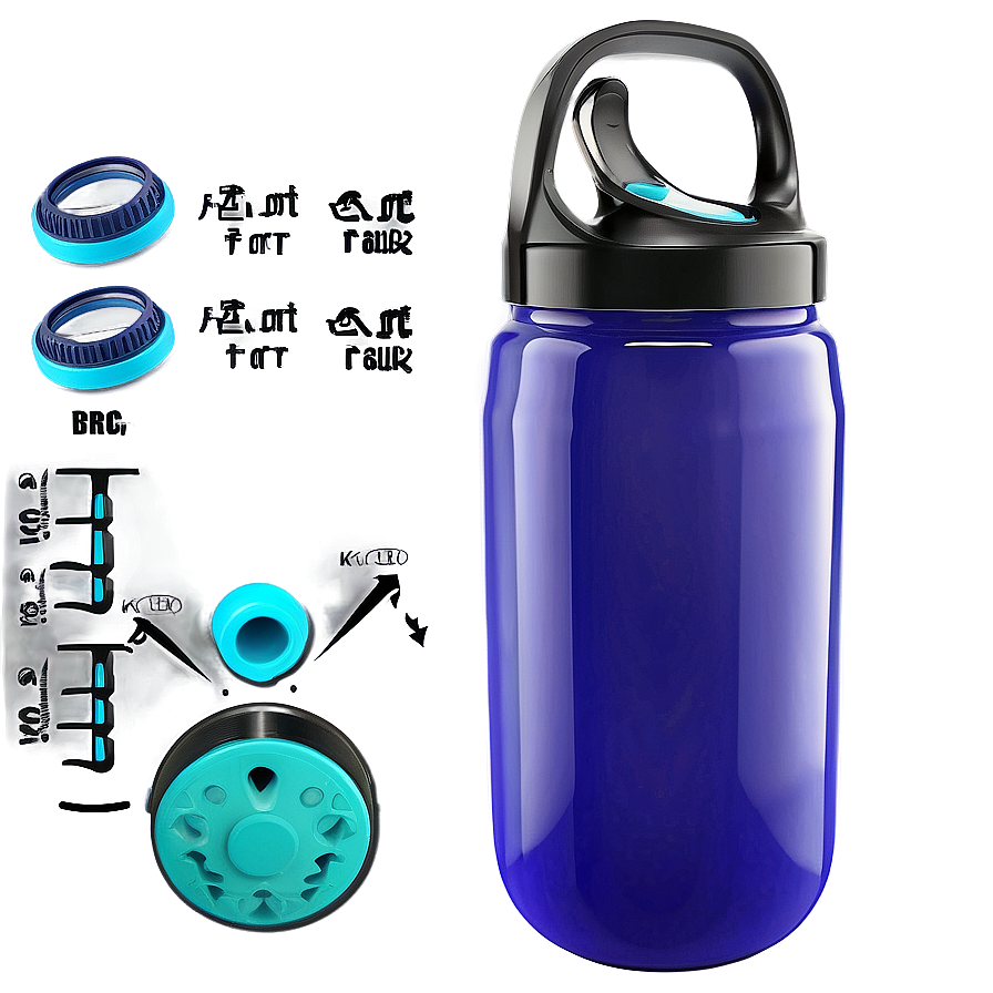 Reusable Water Bottle With Filter Png 62