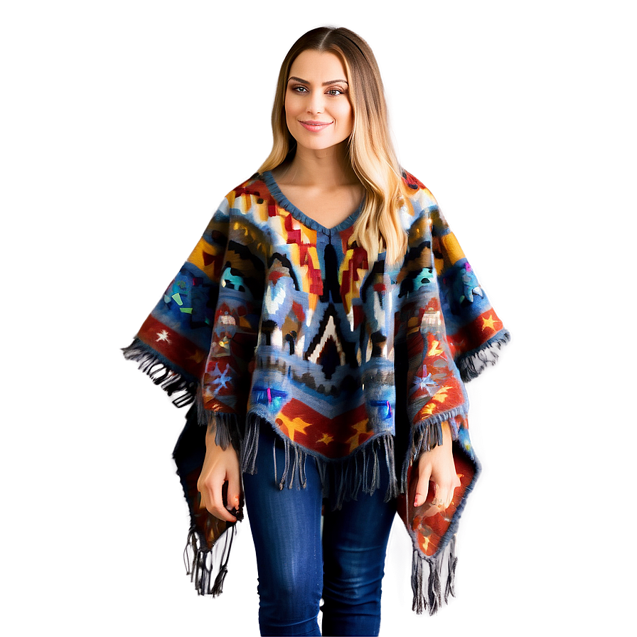 Reversible Poncho Style Png 86