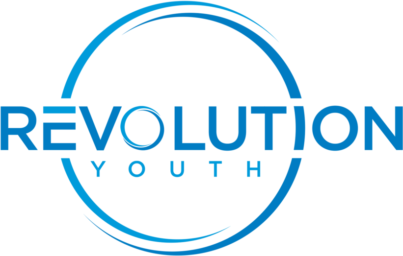 Revolution Youth Logo_ Blue Background