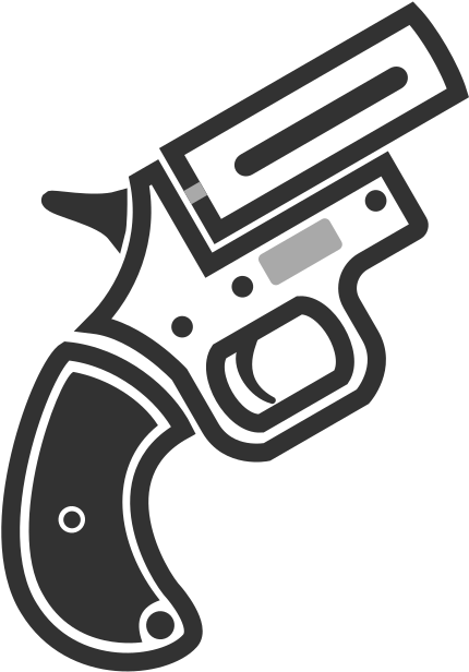 Revolver Icon Graphic