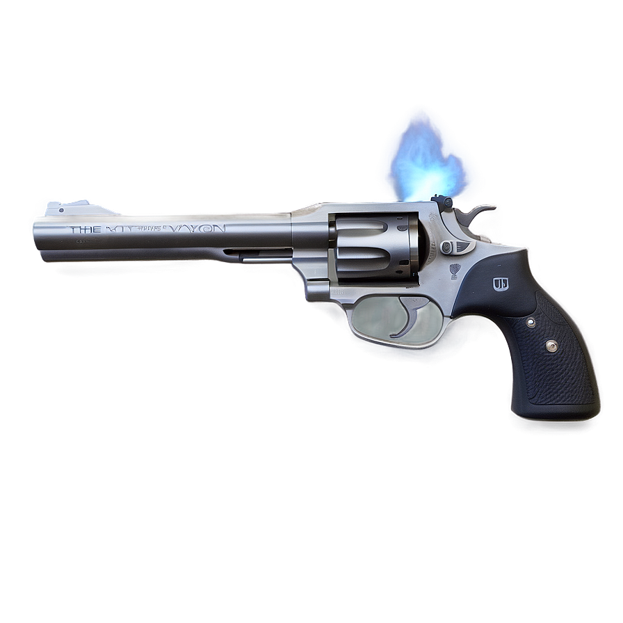 Revolver In Action Shot Png 3